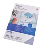 Coperta PVC 200 microni A4 transparent 100 buc/set GBC